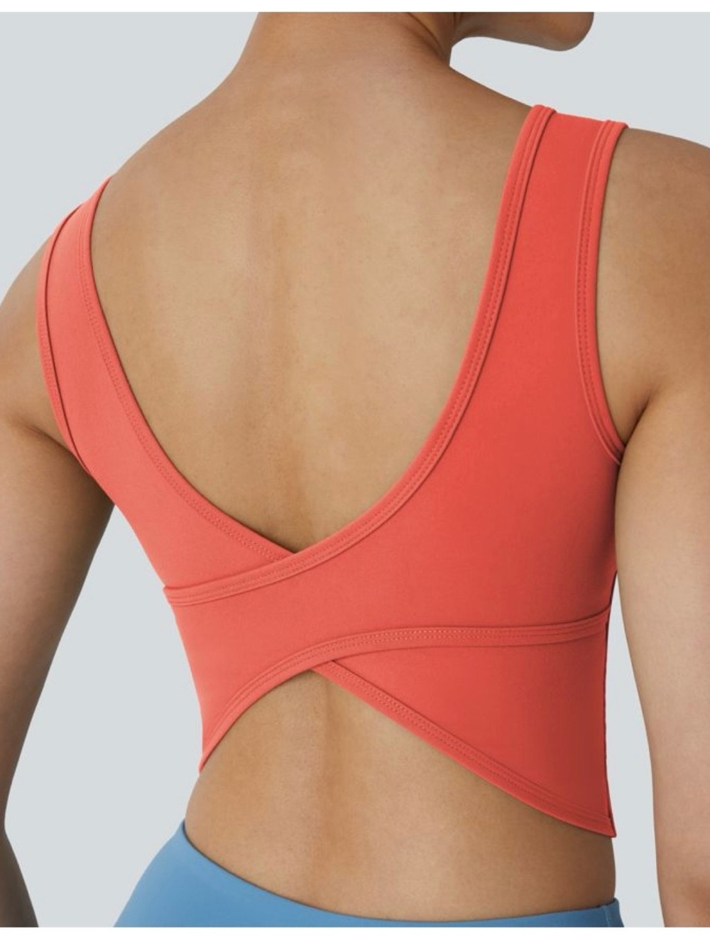 Halara Coral Scoop Neck Crop Tank Top - Women Intimates & Sleepwear - Picture 2 of 2